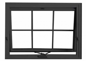 Aluminum crank windows