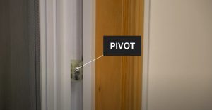 Désengager le pivot du volet tout en faisant attention de ne pas l'abîmer