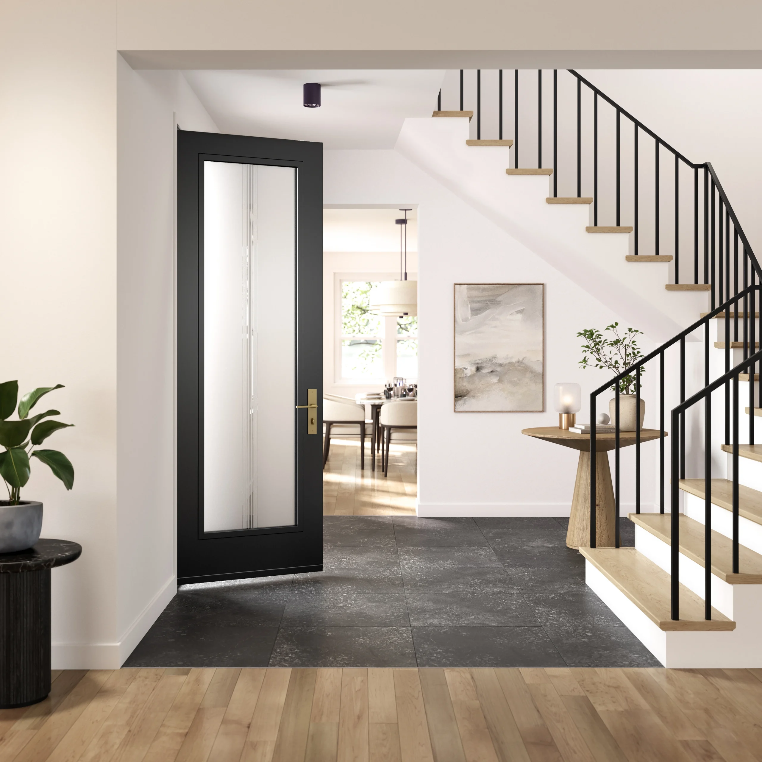 Vitrage infinité pour portes extérieures