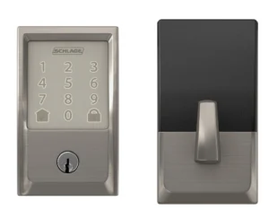 serrure Encode century nickel satiné