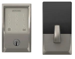 serrure Encode century nickel satiné