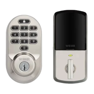 serrure Halo keypad nickel satiné